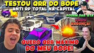 QRR MÁXIMO!😱🔥PAULINHO LOKO TESTOU SEU QRR do BOPE CONTRA a POLICI4 do MADRUGA ANTI RP TOTAL GTA RP