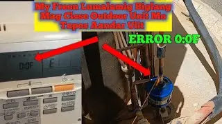Error 0:0F Fuji Electric Duct Type.  How To Fix Error OF Fuji Electric 0505265874