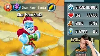 DHAR MANN SANTA BEST SUPPORT MONSTER ABYSSAL ERA POWERFULL SEKALI !! MONSTER LEGENDS INDONESIA