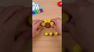 Making a cute clay sunflower! 🌻