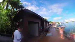 Anthony Keys Resort in 360 -￼ walking the boardwalk and all the dive service areas
