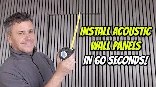 How to Install Acoustic Wall Panels on a Door and Wall | 60 SECOND GUIDE | Wall Panels 101