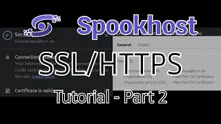 SSL/HTTPS - Spookhost Tutorial 2