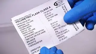 20ml Glassco Volumetric Flask ISO 1042 With Batch Certificate Borosilicate Glass Unboxing
