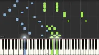 Boogie Woogie 3 Very Slow Practise version Piano tutorial (Synthesia)