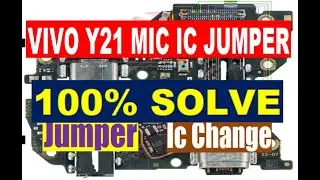 Vivo Y21 Mic Jumper | Mic IC Replacement | Mic Problem Solution