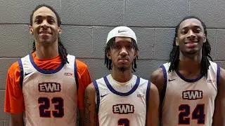 EWU Tigers post game interview after win over Fort Valley State Wildcats 