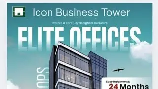 Icon Business Tower, Naya Nazimabad: construction progressing on schedule as of Dec 31, 2025.