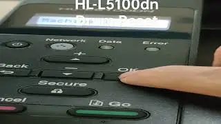 how to clear Replace Drum error HL-L5100dn printer
