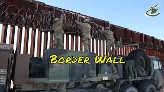 U.S. Army Soldiers Help Out at Border Wall in Arizona