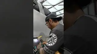 Satisfying molding removal &mdash; no damage, all precision 👌 #CarSatisfying