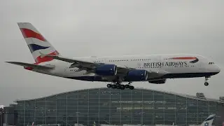 A Busy Day At London Heathrow Airport - Single Runway Operations