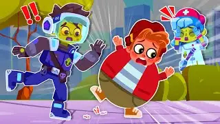 Rescue The Bubble Boy 😯 Junk Food | Zombei Patrol | Nursery Rhymes & Kids Songs