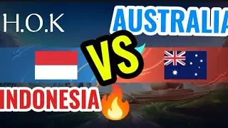 INDONESIA VS AUSTRALIA, Honor of King, Ranked. #hok #augran #mobagames