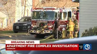 A fire broke out at an apartment complex in Vernon