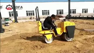 ride-on type road roller , Double drum road roller  from TOFA MACHINERY