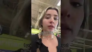 За мной следили в продуктовом магазине.