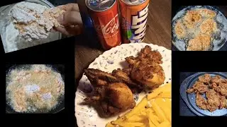 Made KFC Chicken Mixing Food Fusion and Kun Food Recipe 