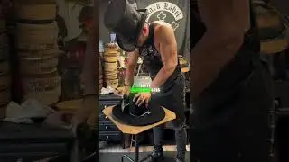 🎩 The Art of Hat-Making: This Guy is an Amazing Hat - Maker! #handmade&nbsp;#shorts #hatmaker