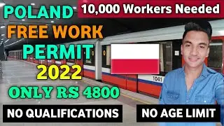 FREE Poland Work Permit 2022 | HOW TO GET POLAND FREE WORK PERMIT IN RS 4800 | POLAND FREE WORK VISA