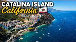 Aerial Drone Views of Catalina Island, California