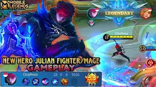 New Hero Julian Fighter OP Gameplay - Mobile Legends Bang Bang