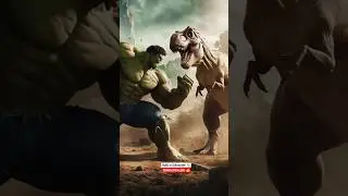 HULK vs Monster 💀 ai Video #ai #marvel #aivideo #shorts