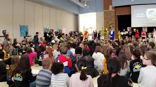 shoally creek elementary driver of the month pep rally :)