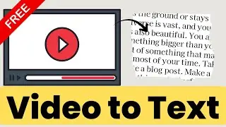 how to transcribe youtube video to text free