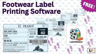 Footwear Label Printing Software Free Lifetime Unlimited Data Storage