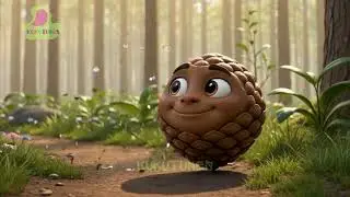 Little Pine Cone 🌲🍃 | Soft Nature Song for Toddlers | Kids Rhymes