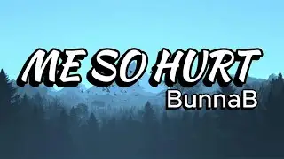 BunnaB - ME SO HURT (Lyrics)