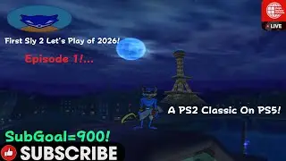 Let's Play! Sly 2 Band Of Thieves In 2026 Episode 1...🍿🔥
