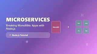 Microservices Architecture with Node.js: From Monolith to Scalable Services
