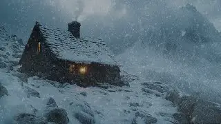 Snowstorm Is Rolling Outside Your Door | Nature Sounds Guide You Into A Deep, Peaceful Sleep