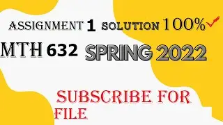 mth 632 assignment 1 solution spring 2022|| complex analysis