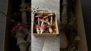 Mushroom Christmas Ornaments  #ornaments #shortsfeed #christmas  #christmasdecorations