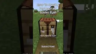 How To Craft A Fermented Spider Eye In Minecraft!