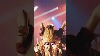 Crowd Surfing at a Concert 🎤 #edm #concert