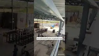Galvanizing and fabrication unit #metalcoatindustry #machine #factory #steel #steelmanufacturing