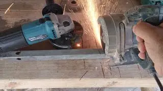 Cortando ferro com uma serra mármore otmo desempenho