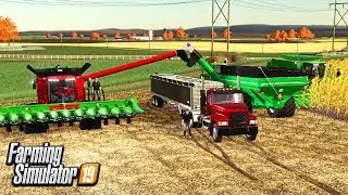 HELPING SQUAD OUT (MULTIPLAYER ROLE-PLAY)| WILL THE CASE MAKE IT IN DEERE LAND? | FS19