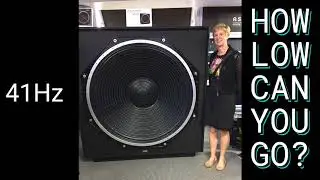 Test your subwoofer. How low can you go ??? :) Frequency = 41Hz