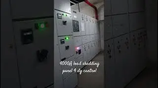 400A load shedding panel 4 dg cantrol