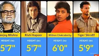 Real Height Of All Bollywood Actors | #comparison #comparisonvideo #datascience