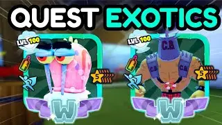 OLD VS NEW QUEST EXOTICS&hellip; (SpongeBob TD)