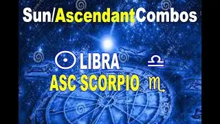 Libra Sun Scorpio Rising Combo #shorts
