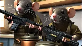 Rat scouting the community kitchen CS2 de_rats_kitchoon