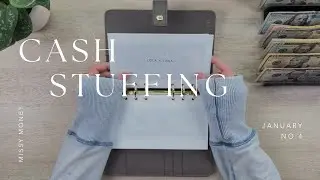 Cash Stuffing $1,650 | January No. 4 | Sinking Funds + Savings Challenges | For Beginners