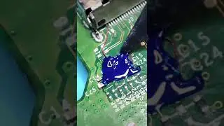 Xbox One X repair with broken HDMI Booster. Solving the problem with the maximum resolution 640x480